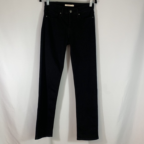Levi's Denim - Levi Strauss 712 Slim Black Denim Jeans